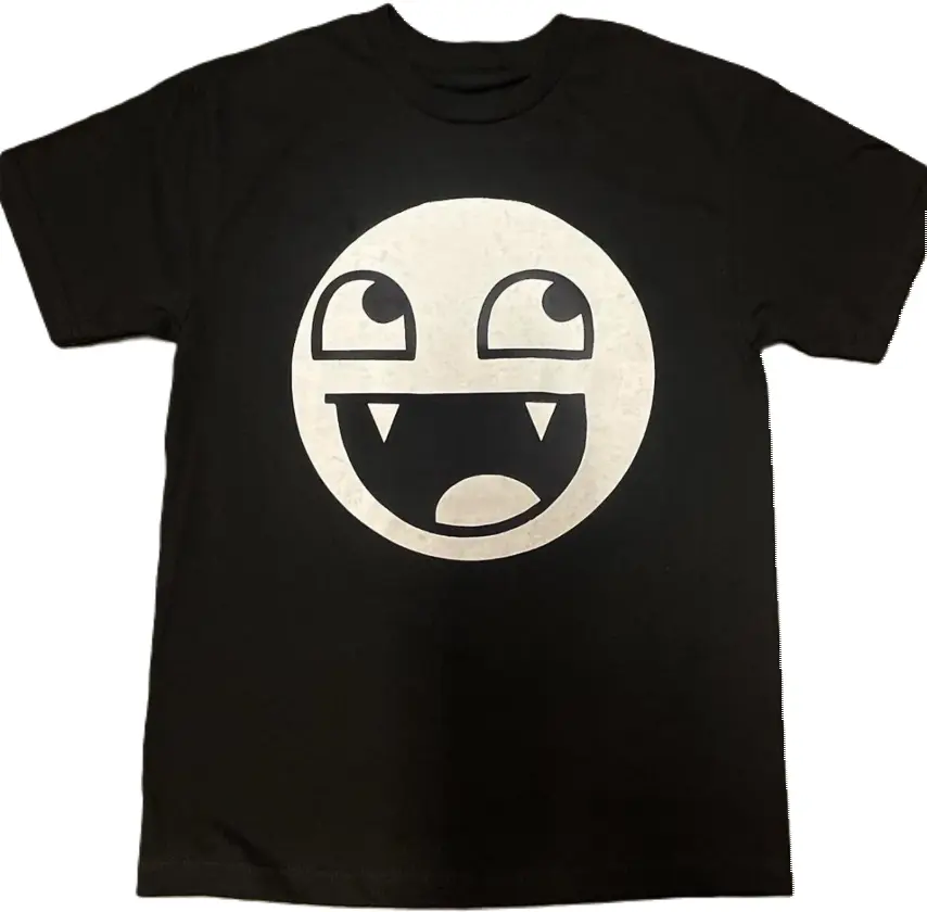Epic Face Vampire T Shirt Y2K Goth Emo Scene Tapout Affliction