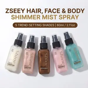 Zseey Viral Shimmer Mist – Instant Sparkle Body Illuminator, Hydrating & Quick-Drying Glow Spray, Perfect for Aesthetic Looks, Summer Beach, Events & Photo Shoots, Cruelty-Free Highlighter