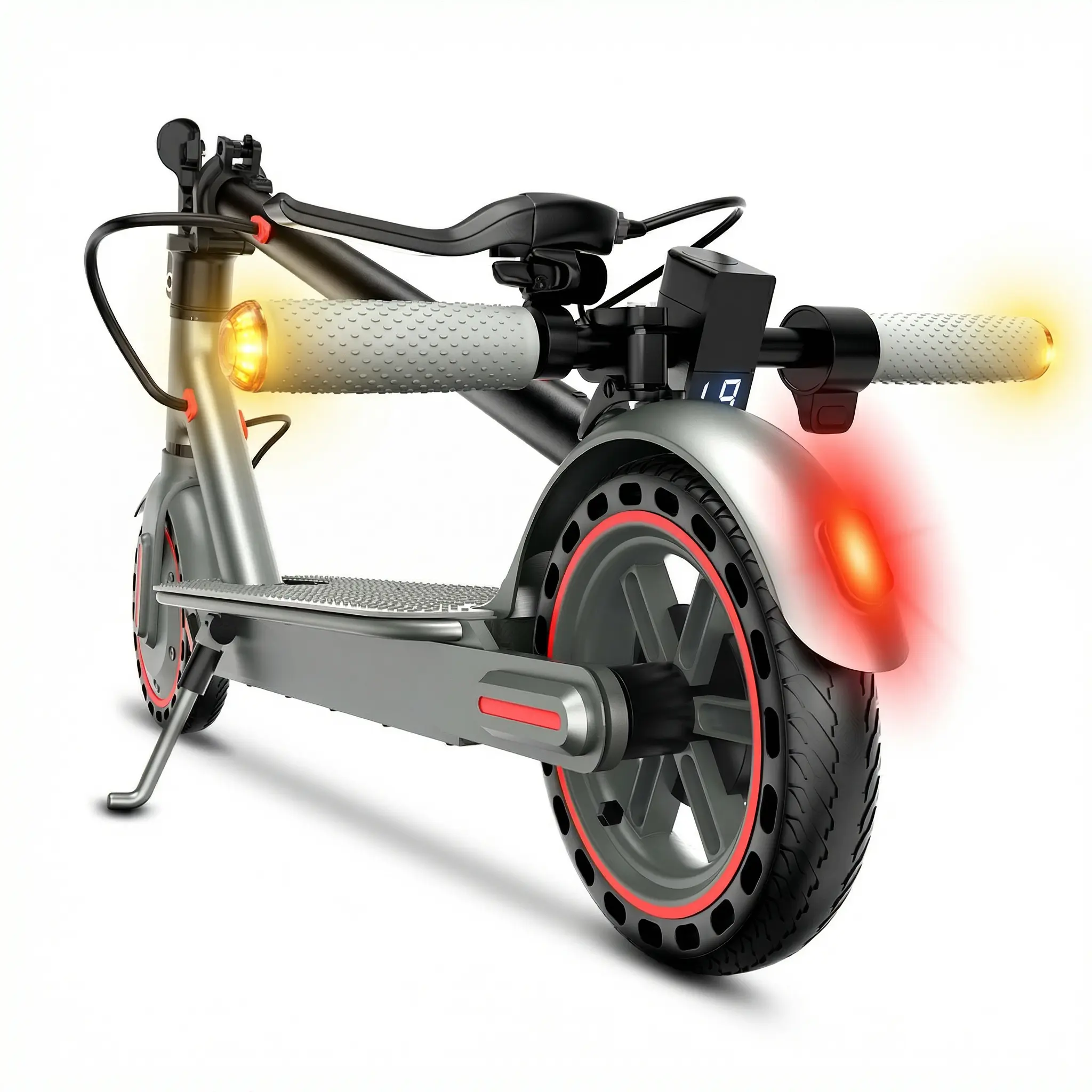 Electric Scooter--Riding Smart E-Scooter for Adults - 350W Motor Battery,15MPH Max Speed, 8.5inch Solid Tires,13ah/29mile  Range,Charge Time 4/5 h, Foldable E-Scooter with App Control