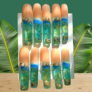 Ocean Press on Nails