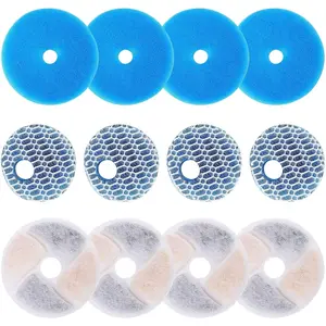 4 Pack Cat Water Fountain Replacement Filters for 67oz/2L Automatic Pet Fountain Cat Water Dispenser