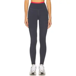 P.E Nation Vita Full Length Legging in Marine Blue & Strawberry Red