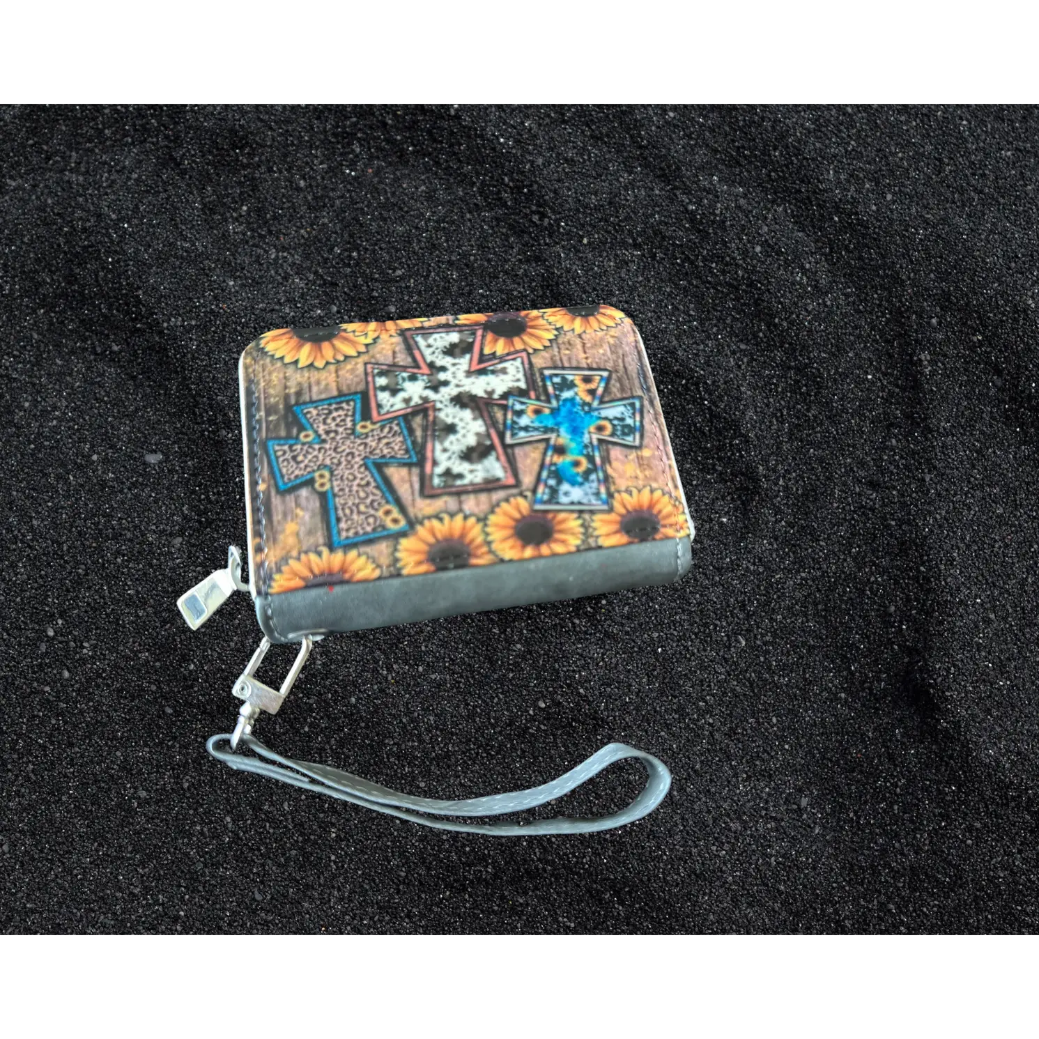 Cross Sunflower Wallet