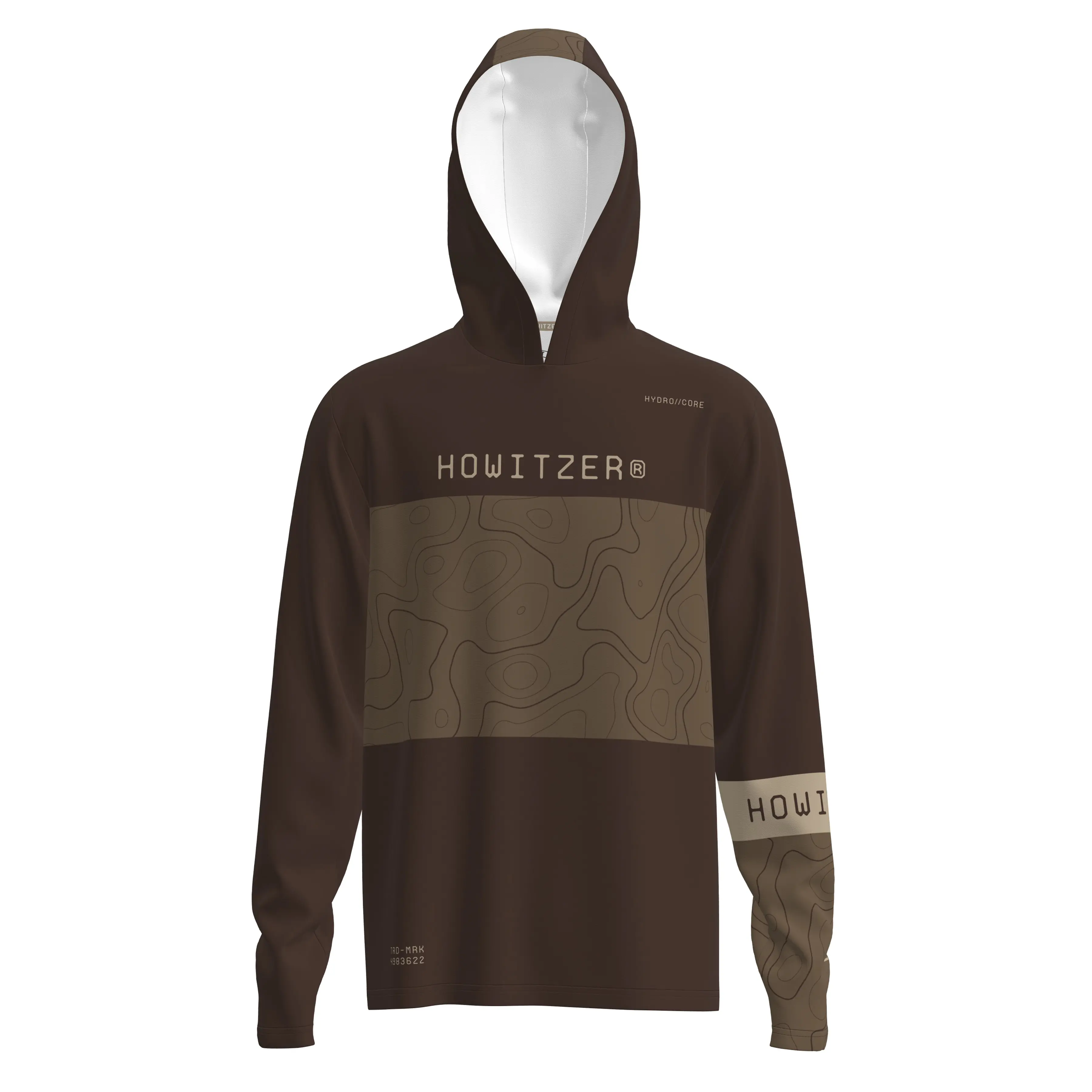 Howitzer Clothing Men's Performance Hoodie - Alpha Team, Sun-Protective, Mesh-Stretch, Wrinkle-Resistant Fabric