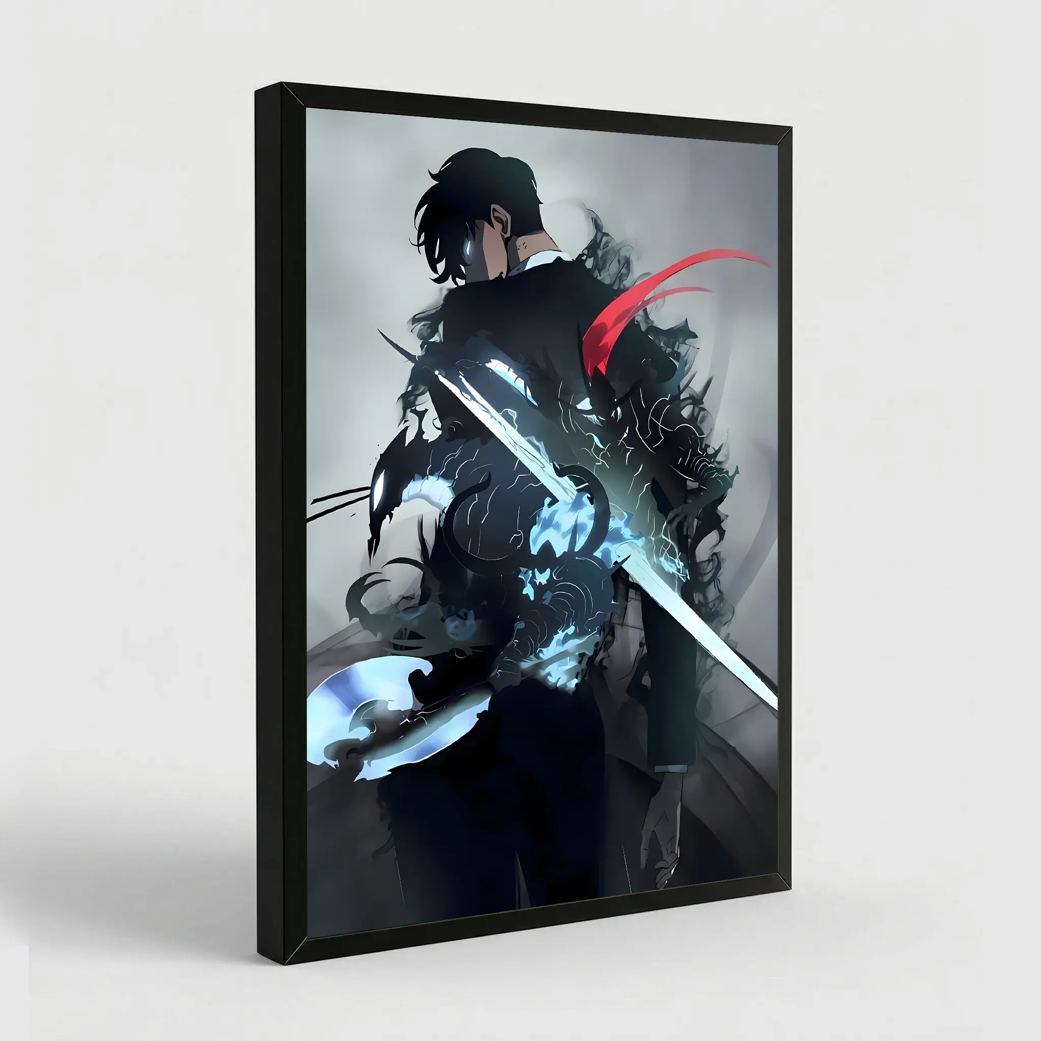 Solo Leveling Print, Anime Wall Art, Manga Poster, Room Decor, for Living Room Girls Boys Dorm Office