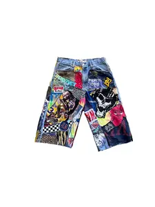 Multi Color Patchwork Jorts /RANDOM SELECTION