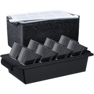 Upgrade 2 Inch Clear Ice Cube Tray Make 8 Large Square  Clear Ice Cube Maker for ,  &  Drinks, Gifts for Men