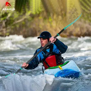 Ski Paddle ABAHUB 218cm/86in, 230cm/90.5in,241cm/95in Alloy Shaft 2-Piece Floatable Ski Oar For Kayaking Canoing Boating, 1 Paddle