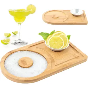 Margarita Salt Rimmer Set, Sugar Rimmer for  with Bowl,Margarita Rimmer for  for Various Type Drinks,Bartender Accessories for  Bar,Margarita Kit