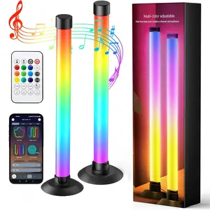 Led Light Bar with Music Sync, Color Changing TV Backlight App & Remote Control, IC+RGB & W Smart RGB Light Bar, USB Powered Led Lights for TV, PC Room Monitor Backlight Gaming Accessories