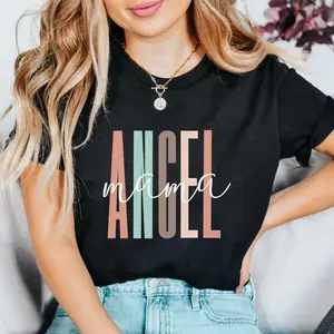 Angel Mom Shirt, Grieve Mother, Memorial Shirt, Infant Loss, Healing from Loss, Pregnancy Loss