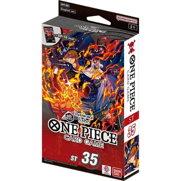 One Piece Card Game Starter Deck 35: RED/BLACK Sabo - Starter Deck 35: RED/BLACK Sabo (ST-35)