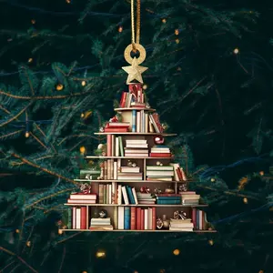 Christmas tree ornaments, bookshelf ornaments, Christmas ornaments, New Year ornaments Gift Friend