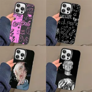 Unique Artistic Design Phone Case Fashion L-Lil P-Peep Art Y2K Style Phone Case for IPhone 17 16 15 14 13 12 11 Pro Max Plus Air  Matte Shockproof Back Anti Fall Matte Cover Protective Drop-proof Retro Stylish Christmas
