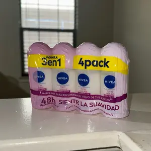 NIVEA Tono Natural Roll On Desodorant 4-Pack - 3in1 Formula for Smooth Skin All Day Long - 48h Odor Protection