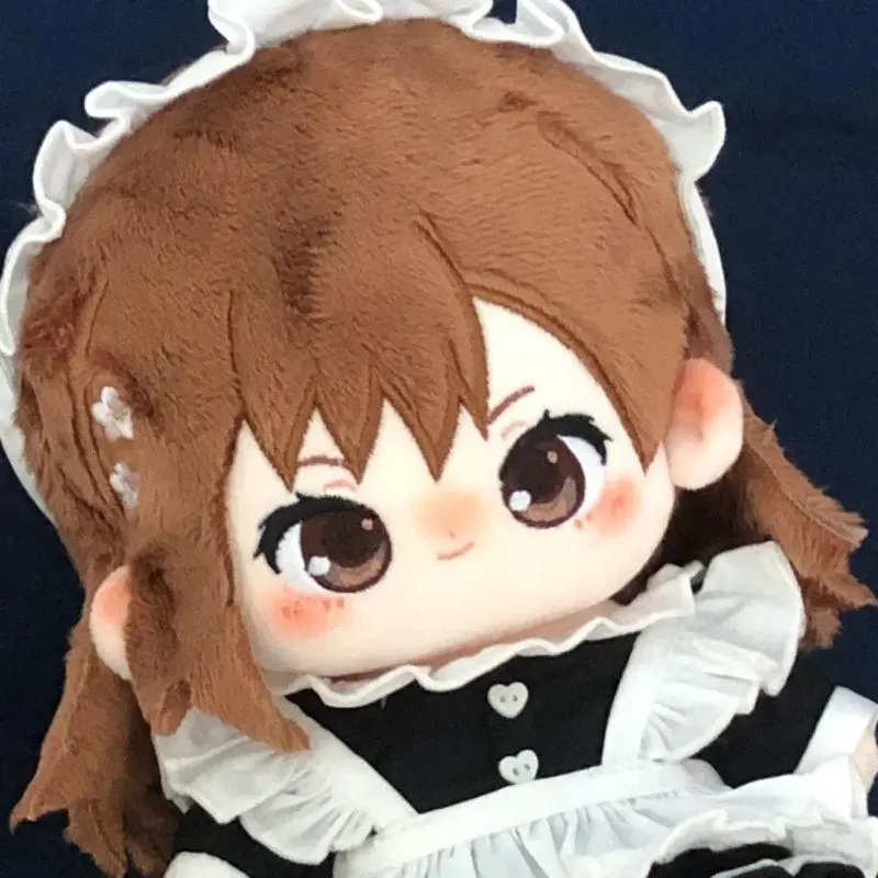 20Cm A Certain Scientific Railgun Misaka Mikoto Doll Peripheral Pillow Doll Cartoon Cute Stuffed Pillow Decoration Gift Toy