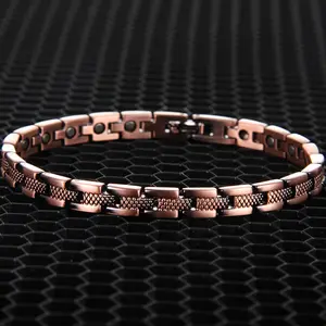 1pc Copper Bracelet for Women Men, Magnetic Bracelet, Adjustable Bracelet with Sizing ol