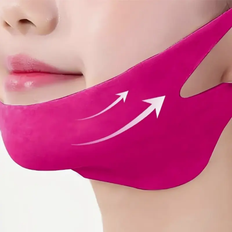 Collagen V-Line Lifting Gel Mask, Dual Chin Reducer Slimming Firming Moisturizing Hydrating Skincare Facial Mask, Face Care Treatment Moisturizer, Beauty Products