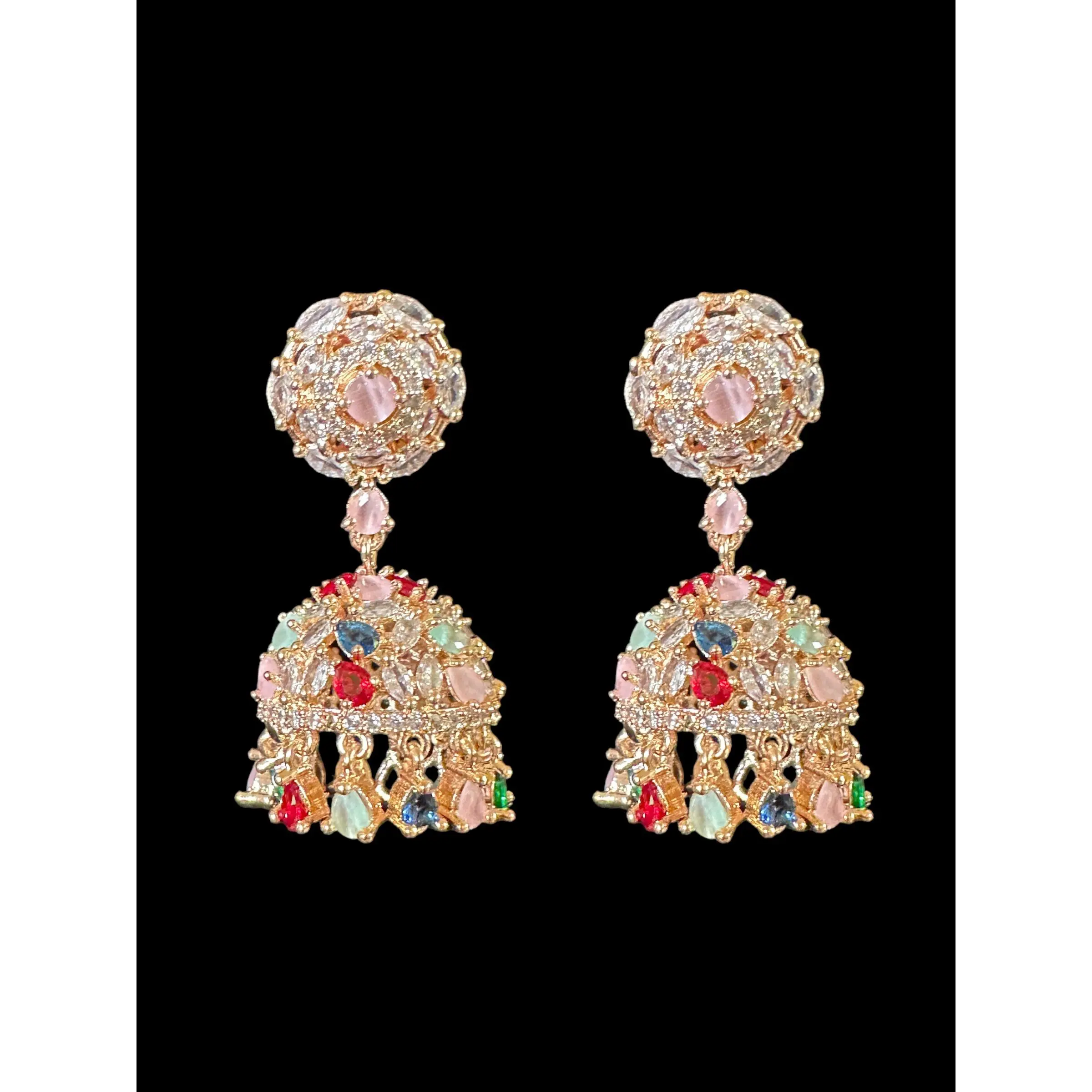 DER422 LASYA small sized jhumka ( READY TO SHIP )
