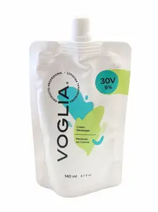 Voglia 30V Peroxide Hair Cream Developer 4.5 Fl Oz 30V Concentration for Enhanced Hair Color Care 140ml Professional Formula