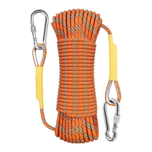 Static Climbing Rope 32FT-1000FT Heavy Duty Outdoor Safety Rope for Rock Climbing, Hiking, Rescue Training, Camping, Tree Work & Emergency Escape Use