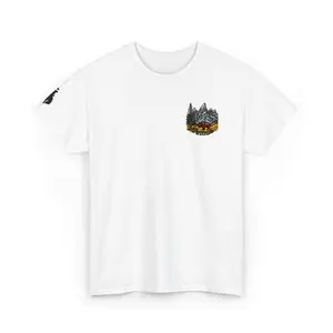 Grand Teton Tee — Bucking cowboy sleeve