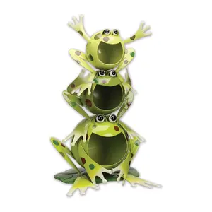 SVD 19" Triple Stacking Frog Solar Sculpture