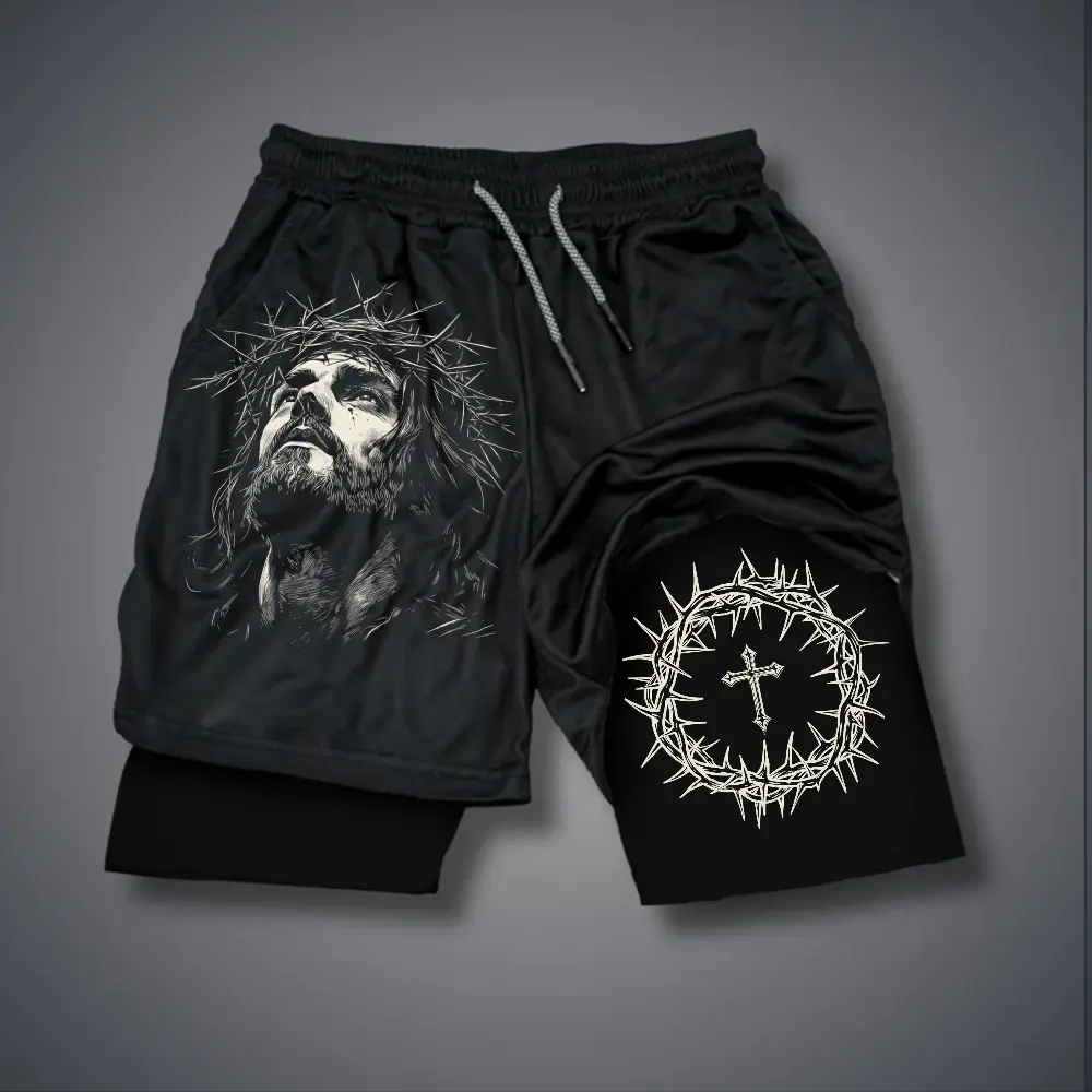 Christianity Jesus jorts outfit men 80s 90s short shorts summer camo shorts graphic sweatshorts men gifts Christianity Jesus jorts outfit men 80s 90s short shorts summer camo shorts graphic sweatshorts men gifts