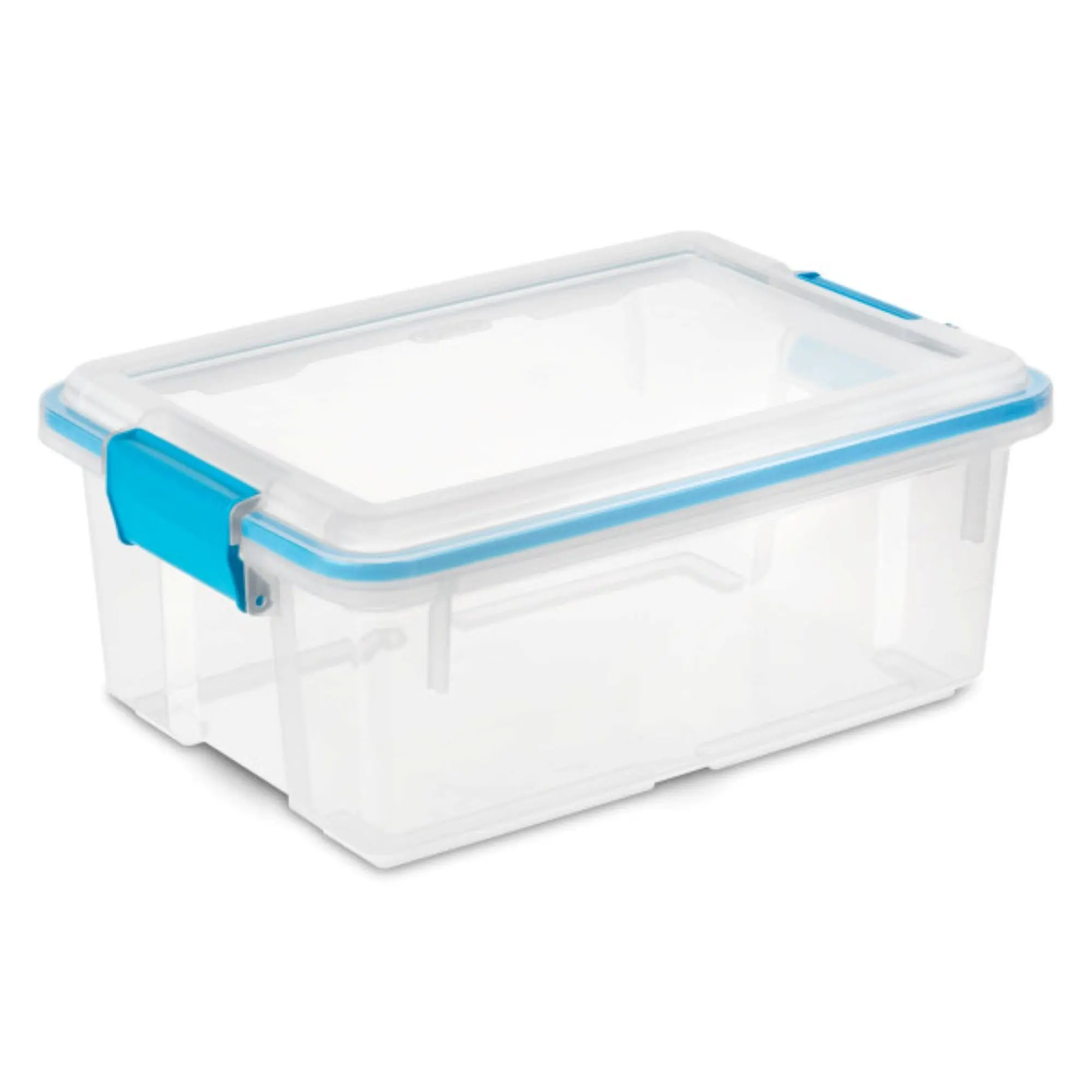 Sterilite 12 Qt Plastic Storage Bin Container Clear Gasket Sealed Box, (18 Pack) Sterilite 12 Qt Plastic Storage Bin Container Clear Gasket Sealed Box, (18 Pack)