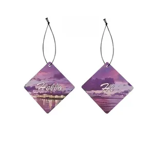 Car Air Freshener Pendant - Long Lasting Scent Card for Car Interior Aromatherapy Perfume Deodorizer Decorative Hanging Ornament Gift Idea from China