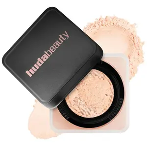 HUDA BEAUTY Easy Bake Blurring Loose Baking & Setting Powder Matte Finish Long-Wear Oil-Control Vitamin E Enriched Cruelty-Free Airbrush Finish Smooth Application - Synthetic, Rice