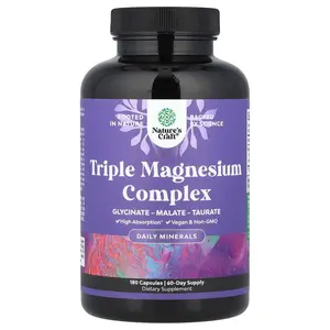 Nature's Craft Triple Magnesium Complex, 180 Capsules (133 mg per Capsule)