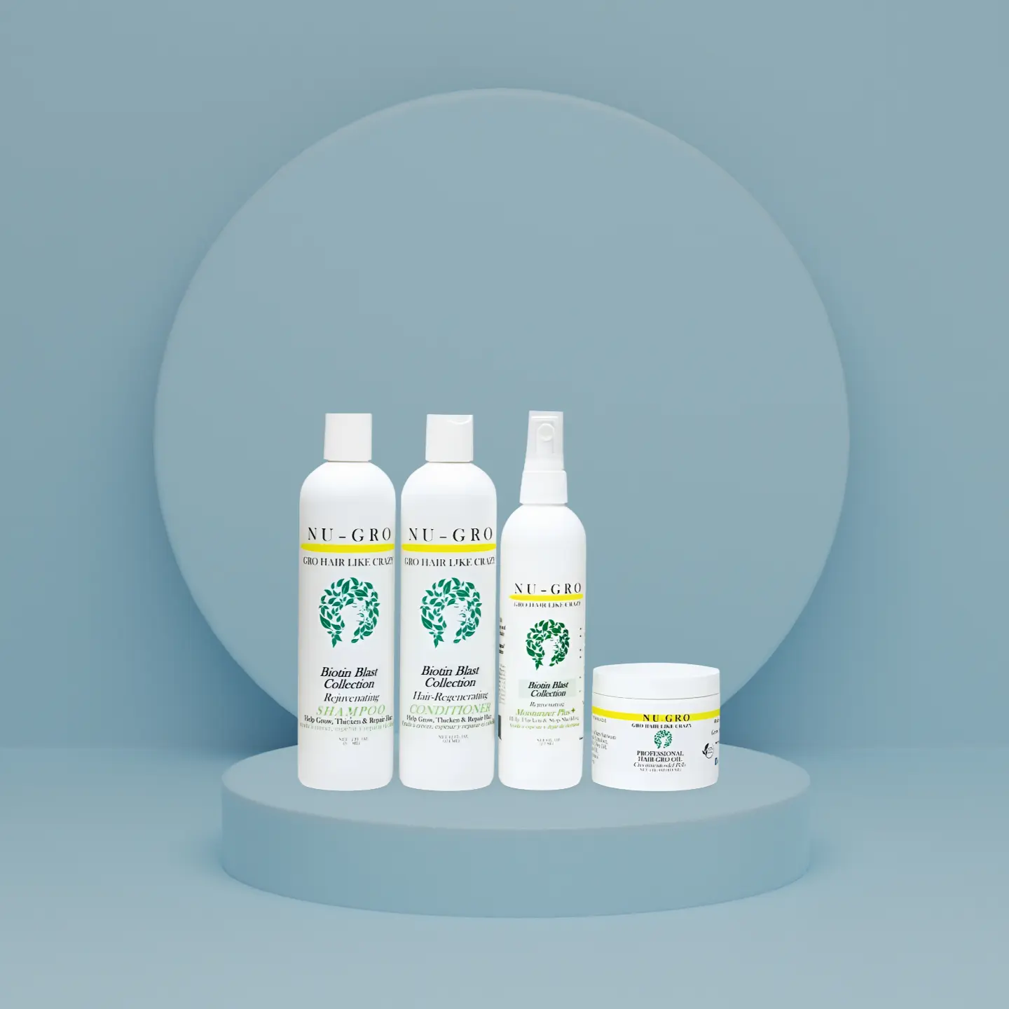 GOOD! Mega Hair-GRO System for Fast Hair Growth (#1 Seller) Conditioner Moisturizing Shampoo Haircare Hairline Cleansing