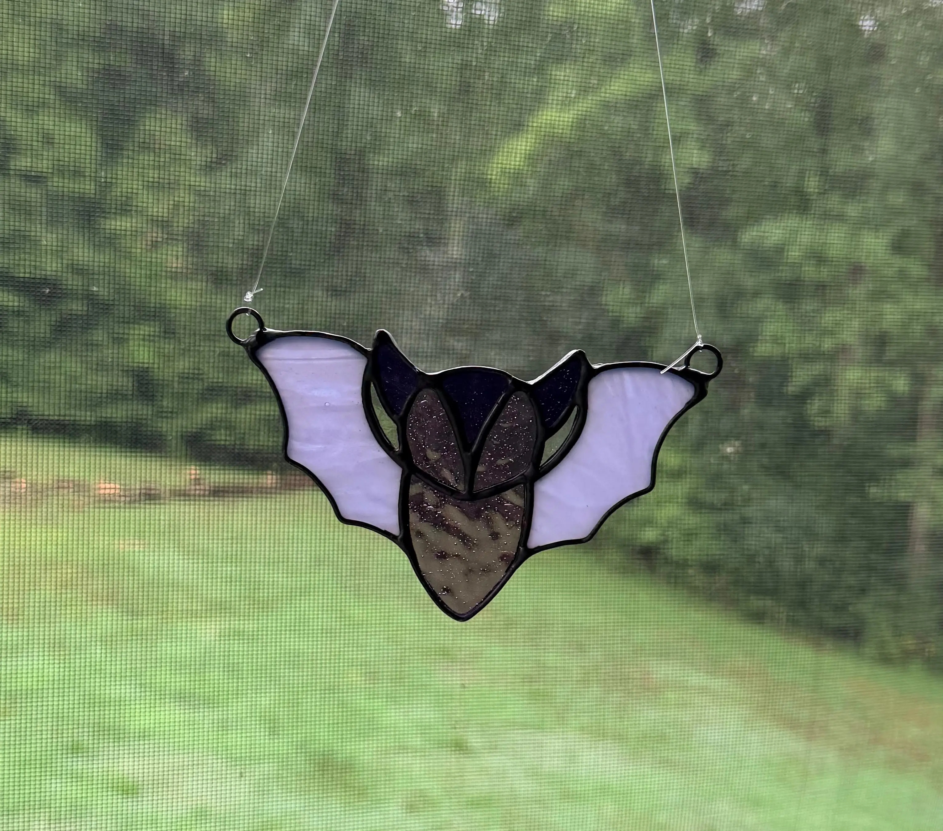 Stained Glass Bat 5" Handcrafted Custom Made to Order