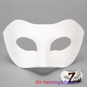 2pcs Paper Mache Masks DIY Paintable Face Masks for Boys and Girls, Creative Art Supplies for Children