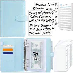 Budget Binder with Zipper Cash Envelopes & Expense Sheets for Budgeting and Saving Money, Money Organizer for Cash with Category Labels, Money Saving Binder Cash Wallet Envelope burn book