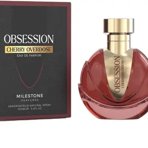 Milestone Perfumes Obsession Cherry Overdose Eau de Parfum 3.4oz Natural Spray Made in UAE