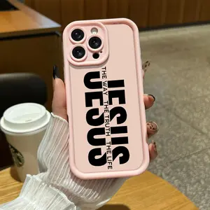 DarlingCase Jesus Truth Road Fashion Pattern TPU Phone Case for iPhone 17 16 15 14 Plus 13 12 11 Pro Max Comfortable Military Grade Anti Fall and Anti Scratch All Inclusive Phone Case