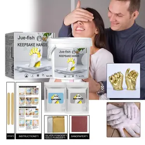 Jue Fish 3D 3D Hand Mold Clone Powder DIY Children's Day Souvenir Mother's Day Gift Valentine's Day Anniversary