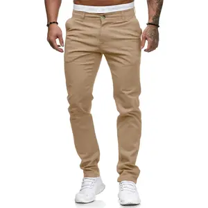 Men's Chinos Casual Dress Pants Slim Fit Skinny Stretch Lightweight Comfort Slacks