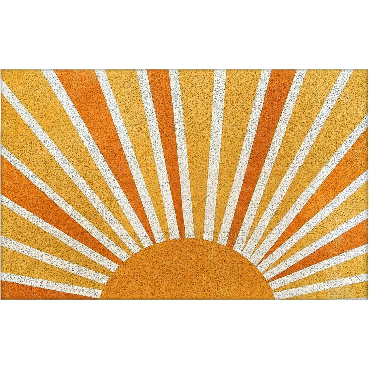Boho Door Mats Doormat Outdoor Indoor Entrance - Retro Sun Front Door Mat, Boho Welcome Mat, Indoor Door Mats for Entryway, 17x30