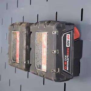 Double Milwaukee M18 Battery Mount Fits US General Series 3 / ICON Hutch and Locker