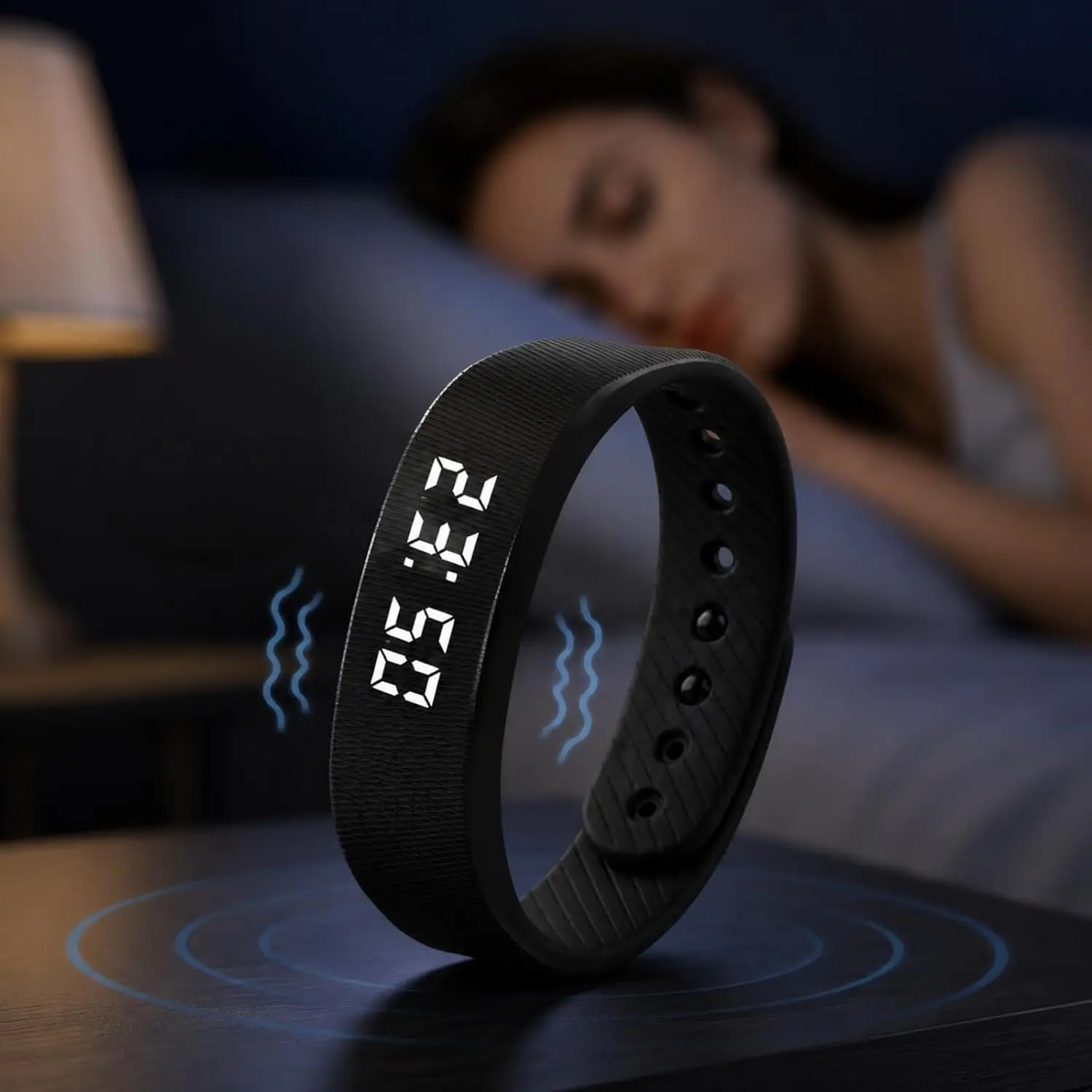 Fitness Tracker with Silent Alarm, Waterproof Band, Step Counter, Built-in USB Plug - No Cables Needed, Ideal for Gym & Travel #SmartWatch #LifeHack