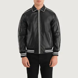 Cooper Leather Varsity Jacket