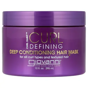 Giovanni Curl Habit™, Curl Defining Deep Conditioning Hair Mask, For All Curl Types and Textured Hair, 10 fl oz (295 ml)