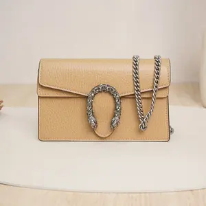 Pre-owned GUCCI Leather Shoulder Bags Dionysus Mini Bag DS058506 A120