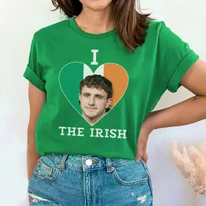 I Love The Irish Paul Mescal Shirt, I Heart the Irish T-Shirt, St Patricks Day Paul Mescal Shirt, Funny Paddys Day Shirt, Paul Mescal Ireland