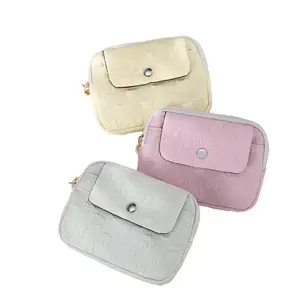 Women's Quilted Mini Storage Pouch - Flip Cover with Snap Button, Card Holder, ID Organizer, Portable Coin Bag new outdoorfun purse Card Case