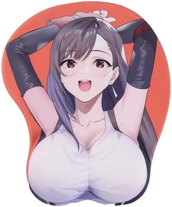 Final Fantasy VII Tifa Oppai PC Mouse Pad