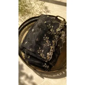 Dreamveil | Organza Dupatta | Black